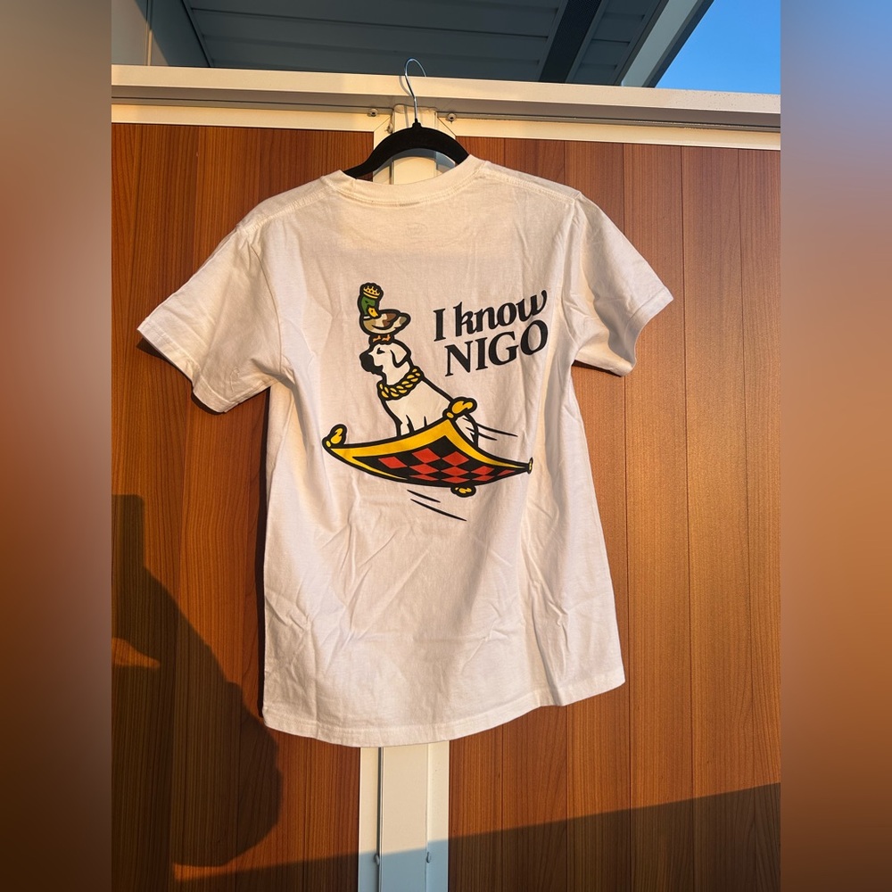 NIGO “I know NIGO” graphic white tee